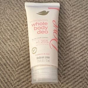 Dove PH Balancing Whole Body Deodorant Cream - Raspberry & Rose